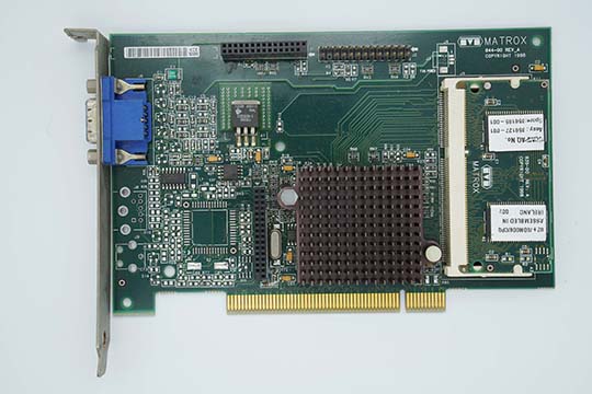 Matrox 迈创 G200 PCI  16MB 显示卡G2+-MILP-8D-OEM（MGA-G200P-C芯片）